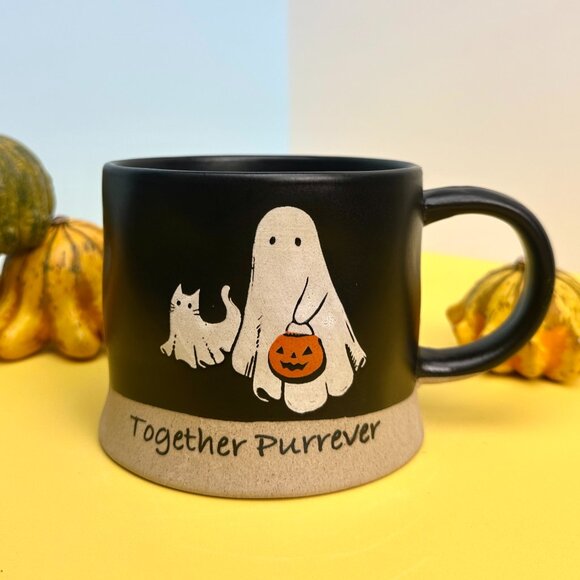 “Together Purrrever” Halloween Cat & Dog Mug - Picture 1 of 5